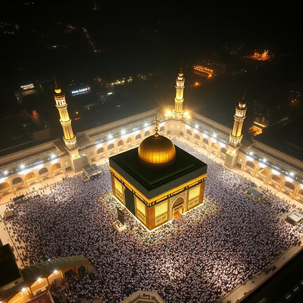 Masjidil Haram waktu malam